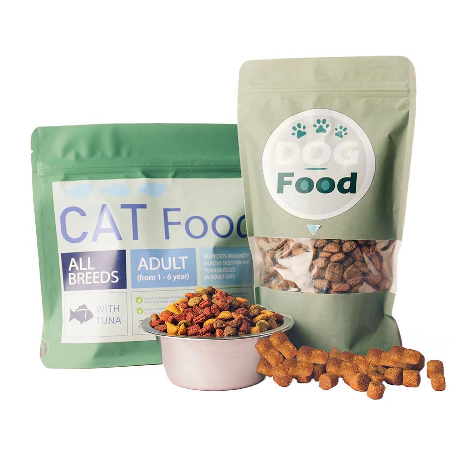 Fish dry cat food